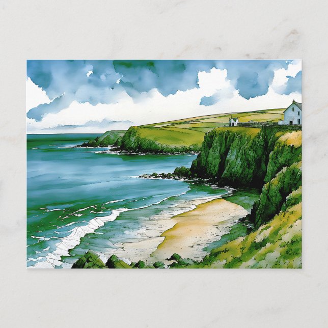 Whispers of the Celtic Sea   Postcard (Front)