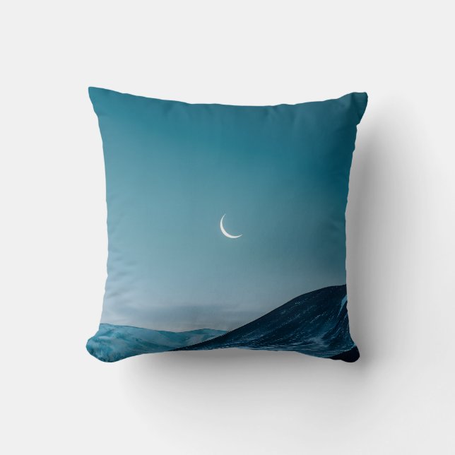 Whispers of the Crescent Night Cushion (Front)