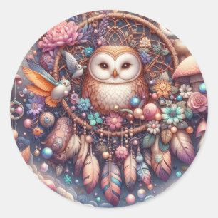  Whispers of the Enchanted Forest Classic Round Sticker
