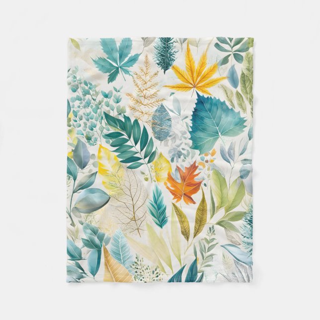 Whispers of the Forest Fleece Blanket (Front)