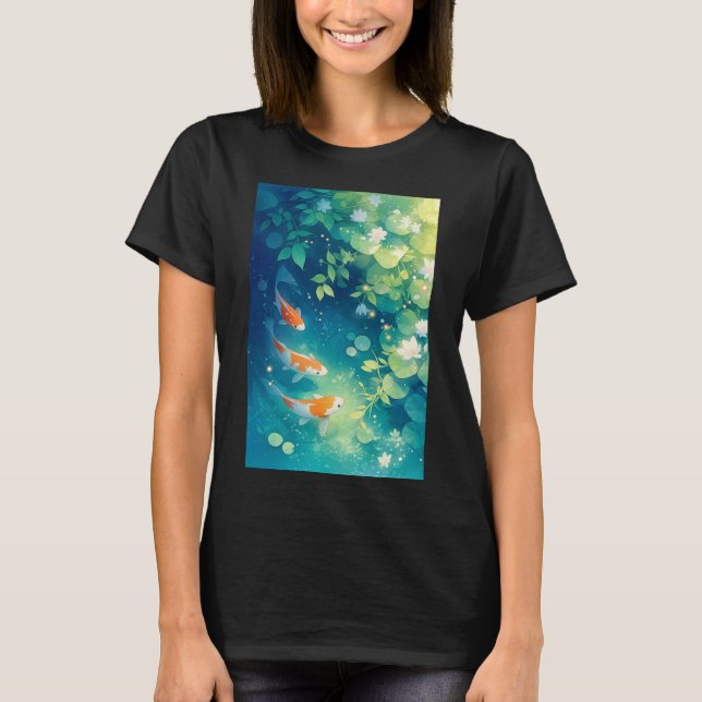 Whispers of the Koi Pond T-Shirt (Front)