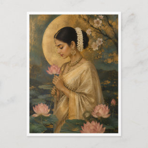 Whispers of the Lotus Postcard