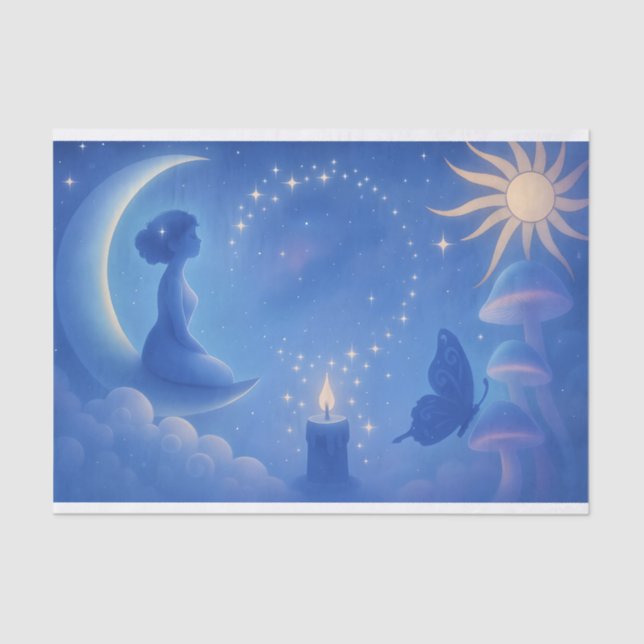 Whispers Of The Moon Tissue Paper (Front)