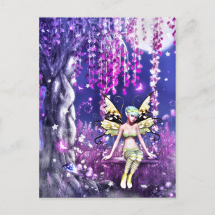 Whispers of the Moonlit Fairy Postcard