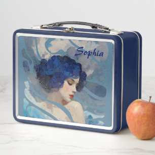 Whispers of the Ocean Goddess Metal Lunch Box