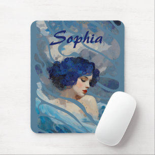 Whispers of the Ocean Goddess Mouse Pad