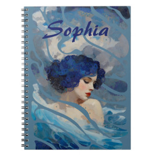 Whispers of the Ocean Goddess Notebook