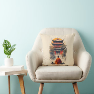 Whispers of the Pagoda Cushion