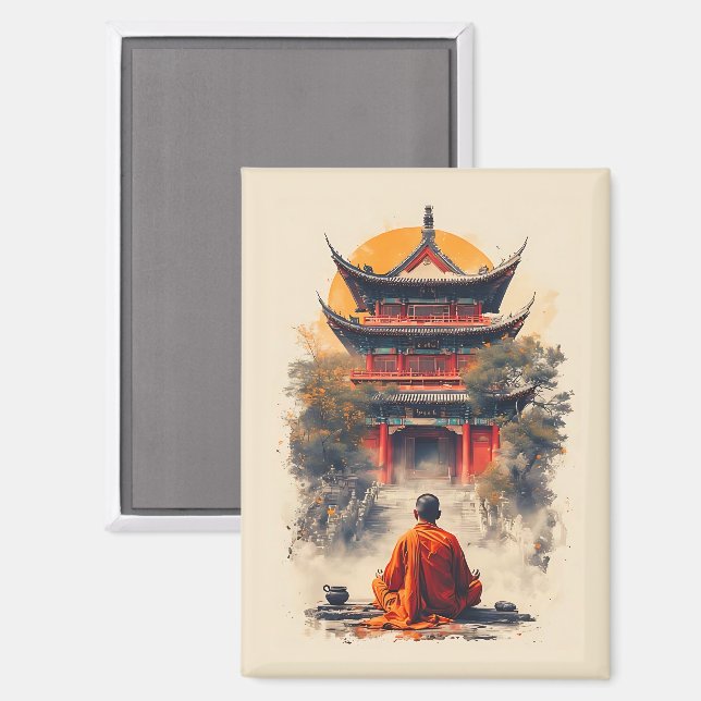 Whispers of the Pagoda Magnet (Front/Back)