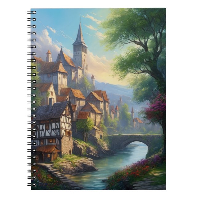 Whispers of the Past, Mediaeval Town Notebook (Front)
