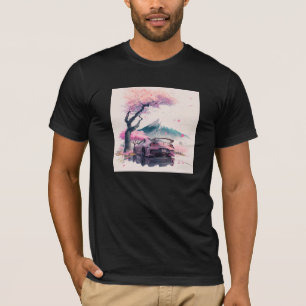 Whispers of the Rising Sun Along the Sakura Road T-Shirt