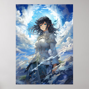 Whispers of the Sky: A Serene Symphony Poster