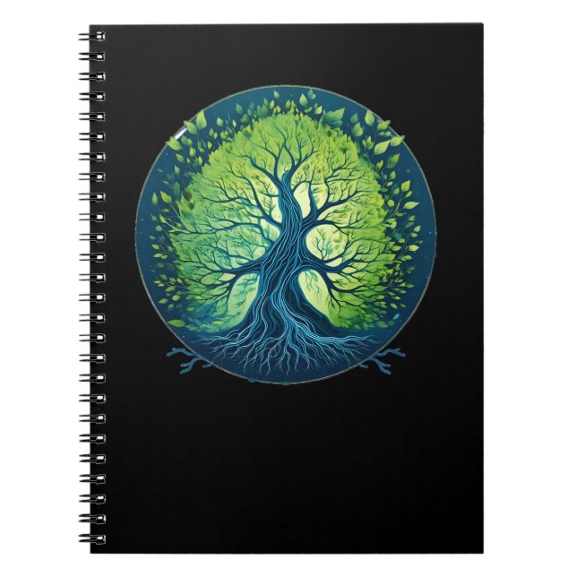 Whispers of the Wind: The Essence of Tree Notebook (Front)