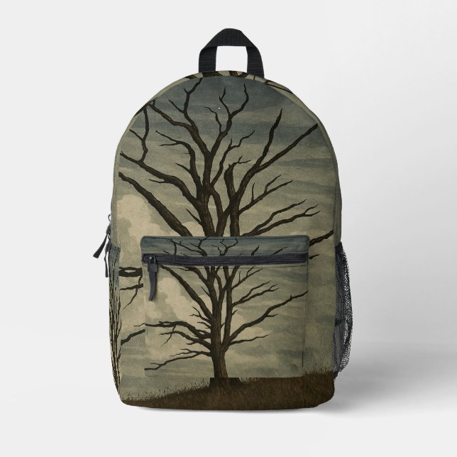 Whispers of the Withered Printed Backpack (Front)