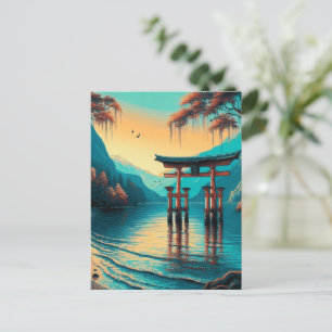 "Whispers of Tranquillity: The Spirit Gate" Holiday Postcard