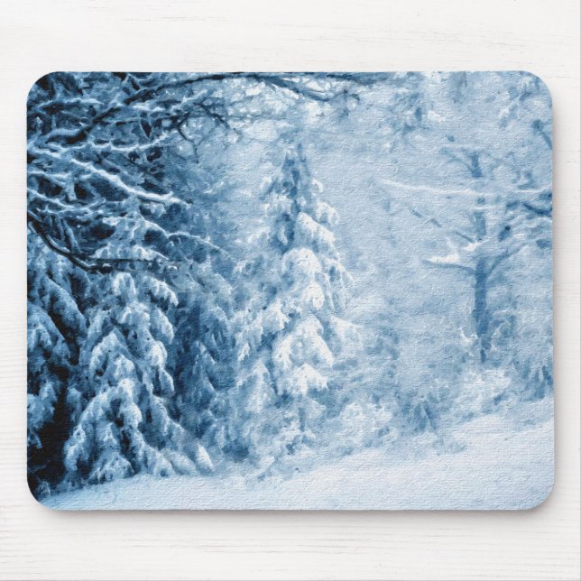 Whispers of Winter Mouse Pad (Front)