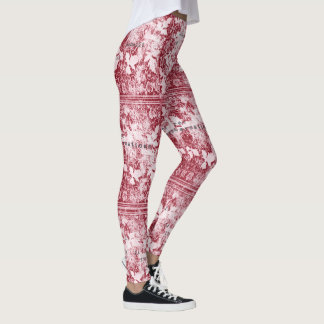 Whispers (Red) Leggings