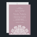 Whispers Swan Birds Lotus Flowers Mandala Wedding Invitation<br><div class="desc">Beautiful invitations and stationery for special occasions and festivals are available in both physical and digital formats. We can extend any design into matching items such as RSVP cards,  labels,  envelopes,  and more. Customization is available upon request. Looking forward to hearing from you!</div>