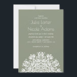 Whispers Swan Birds Lotus Flowers Mandala Wedding Invitation<br><div class="desc">Beautiful invitations and stationery for special occasions and festivals are available in both physical and digital formats. We can extend any design into matching items such as RSVP cards,  labels,  envelopes,  and more. Customization is available upon request. Looking forward to hearing from you!</div>