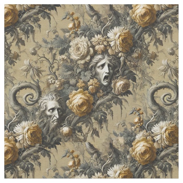Whispers & Whelps of a Forgotten Fairytale – Med Fabric (Close Up)