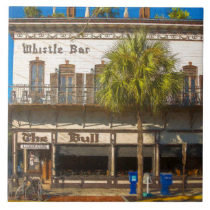 Whistle Bar Key West Ceramic Tile