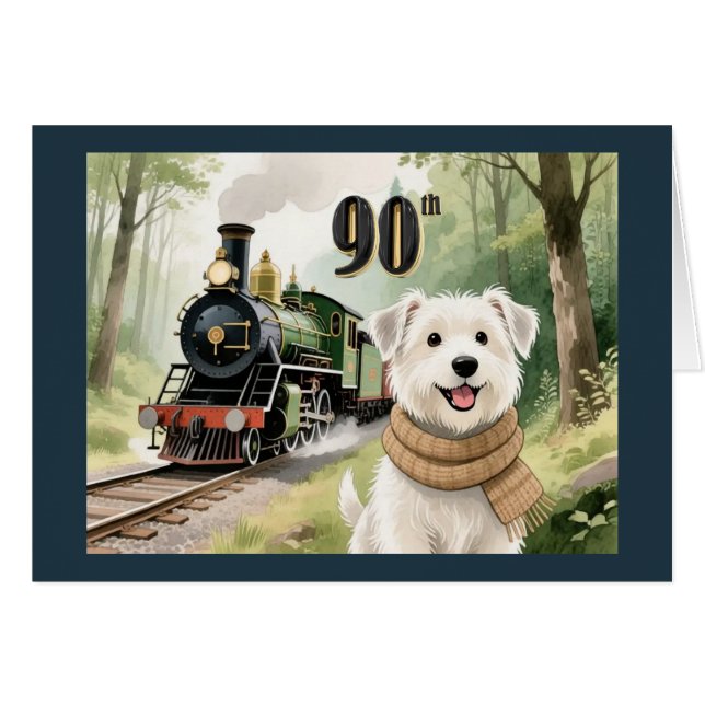 Whistle & Wag Celebration Card (Front Horizontal)
