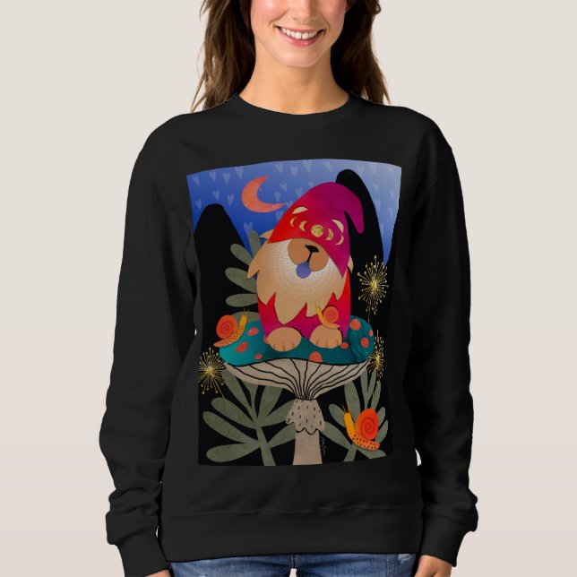 WHISTLEBRITCHES chow  dark shirts- Sweatshirt (Front)