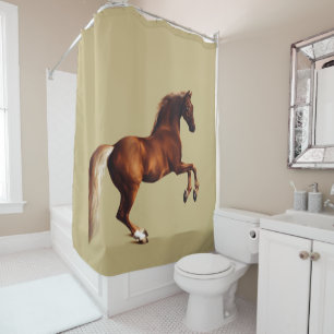 Whistlejacket horse painting by George Stubbs Shower Curtain