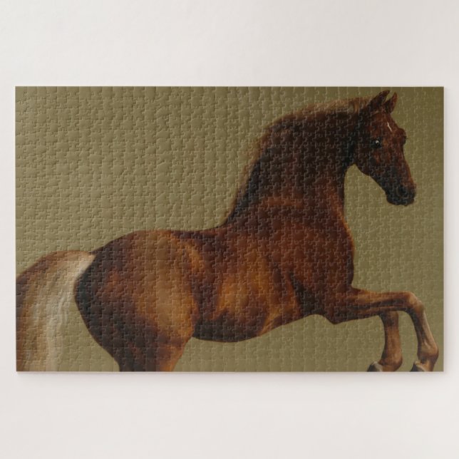 Whistlejacket the Horse (by George Stubbs) Jigsaw Puzzle (Horizontal)