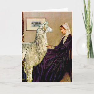 Whistler&apos;s Mother's Llama Card
