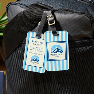 Whistler BC Canada mountain Luggage Tag