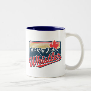 Whistler BC Canada  Two-Tone Coffee Mug