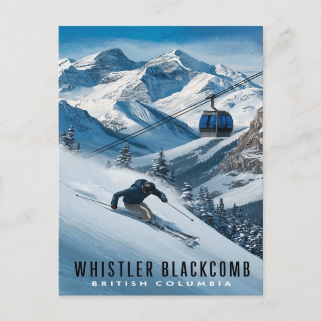 Whistler Blackcomb: Skiing the Peaks Postcard (Front)