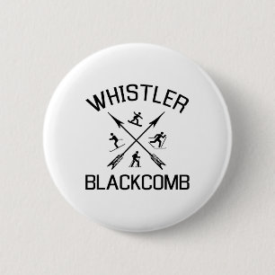 Whistler Blackcomb T Shirt Snowboarding Gift T Shi 6 Cm Round Badge
