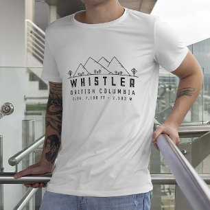Whistler British Columbia Canada Minimalist T-Shirt