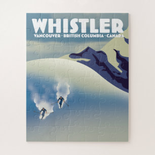 Whistler British Columbia Canada Ski Jigsaw Puzzle