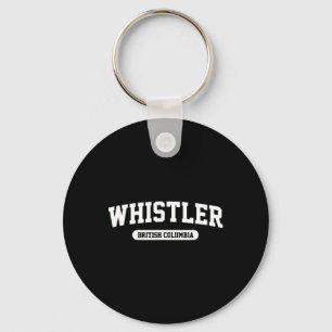 Whistler British Columbia Canada Ski Mountain Skii Key Ring