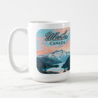 Whistler Canada British Columbia Ski Resort Retro