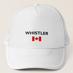 Whistler Canada Canadian Flag Light-Colour Trucker Hat
