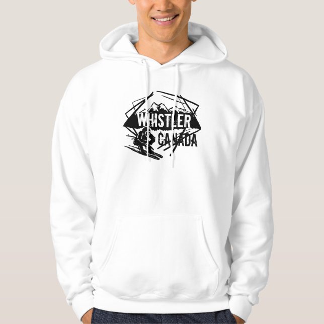 Whistler Canada ski logo hoodie (Front)