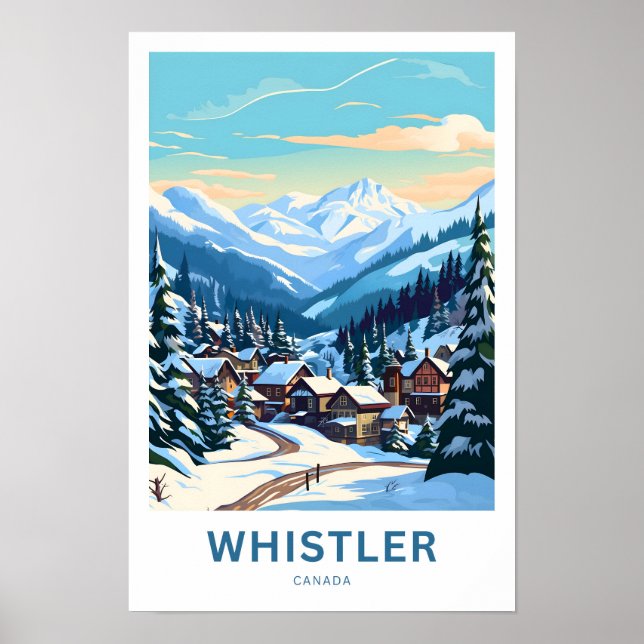 Whistler Canada Travel Print (Front)