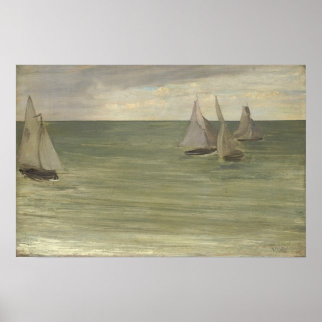 Whistler - Grey And Green The Silver Sea Poster (Front)