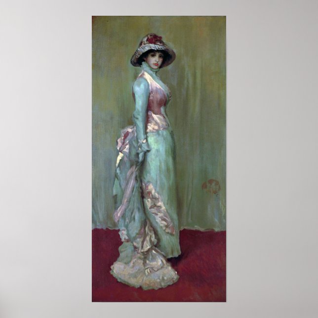 Whistler - Harmony In Pink And Gray Lady Meux Poster (Front)