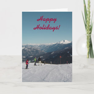 Whistler Mountain Christmas Holiday Card