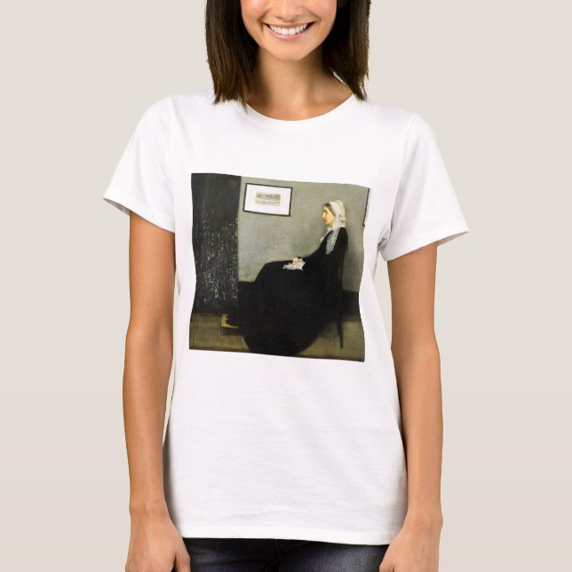 Whistler’s Mother by James Abbott McNeill Whistler T-Shirt (Front)