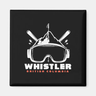 Whistler Skiing Canada Souvenir Gift Magnet