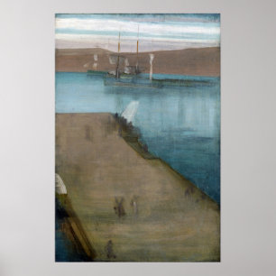 Whistler - Valparaiso Harbour Poster