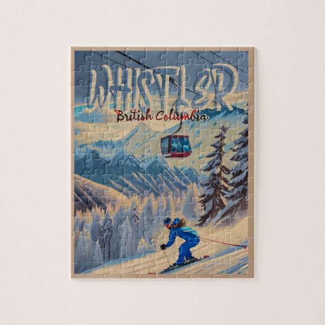 Whistler Vancouver British Columbia Canada 1950s Jigsaw Puzzle (Vertical)