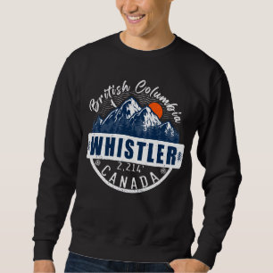 Whistler Vancouver,British Columbia - Canada - Ski Sweatshirt