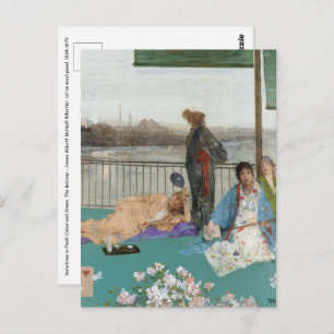 Whistler - Variations in Flesh Colour and Green Postcard